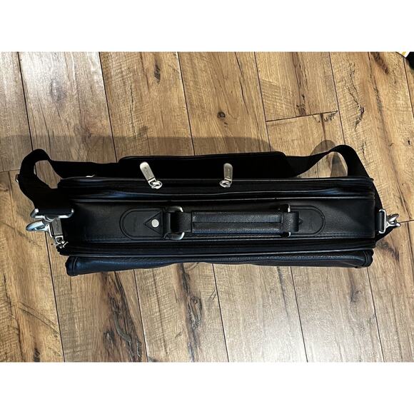 TARGUS LEATHER COMPUTER LAPTOP BRIEFCASE CARRY BAG WITH IDENTIFICATION TAG - Picture 13 of 13